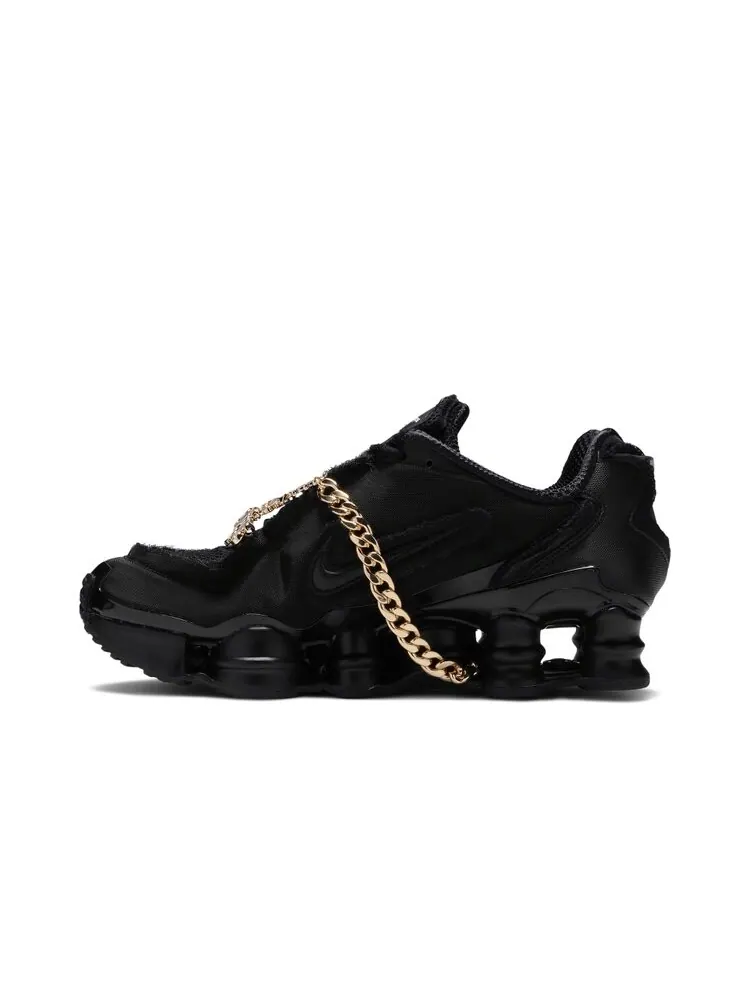 Кроссовки Nike Comme des Garçons x Wmns Shox TL 'Black' — изображение 3 из 4, черный