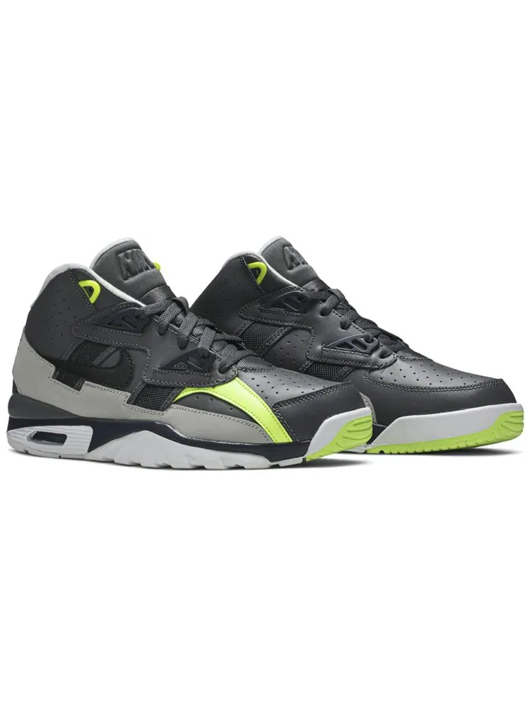 Кроссовки Nike Air Trainer SC GS 'Dark Grey Navy Volt' — изображение 8 из 8, серый