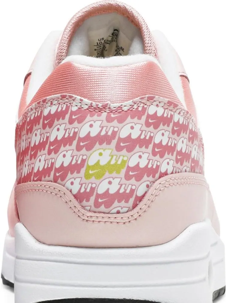 Кроссовки Nike Air Max 1 Premium 'Strawberry Lemonade' — изображение 7 из 8, розовый