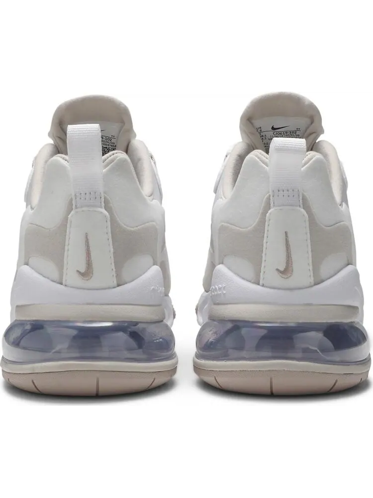Кроссовки Nike Wmns Air Max 270 React 'Summit White Orewood Brown' — изображение 6 из 8, белый