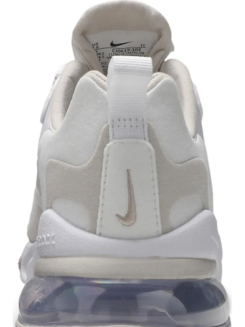 Кроссовки Nike Wmns Air Max 270 React 'Summit White Orewood Brown' — изображение 7 из 8, белый