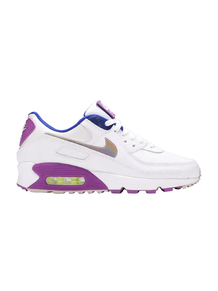 Кроссовки Nike Wmns Air Max 90 SE 'Easter' — изображение 1 из 9, белый/мульти/фиолетовый