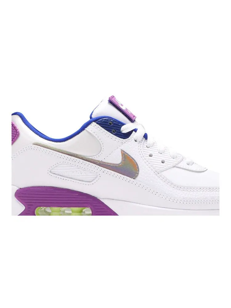 Кроссовки Nike Wmns Air Max 90 SE 'Easter' — изображение 3 из 9, белый/мульти/фиолетовый