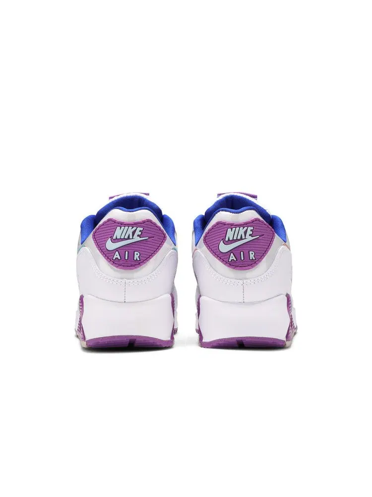 Кроссовки Nike Wmns Air Max 90 SE 'Easter' — изображение 7 из 9, белый/мульти/фиолетовый
