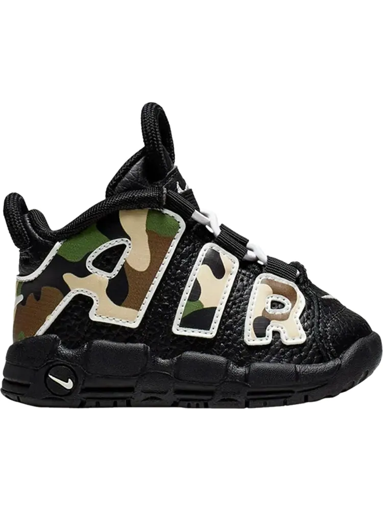 Кроссовки Nike Air More Uptempo QS TD 'Camo' — изображение 1 из 1, черный