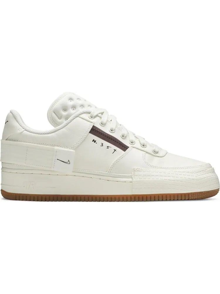 Кроссовки Nike Air Force 1 Type 'Sail Gum' — изображение 1 из 8, бежевый