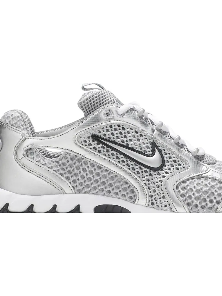 Кроссовки Nike Zoom Spiridon Caged 2 'Metallic Silver' — изображение 2 из 8, серебряный