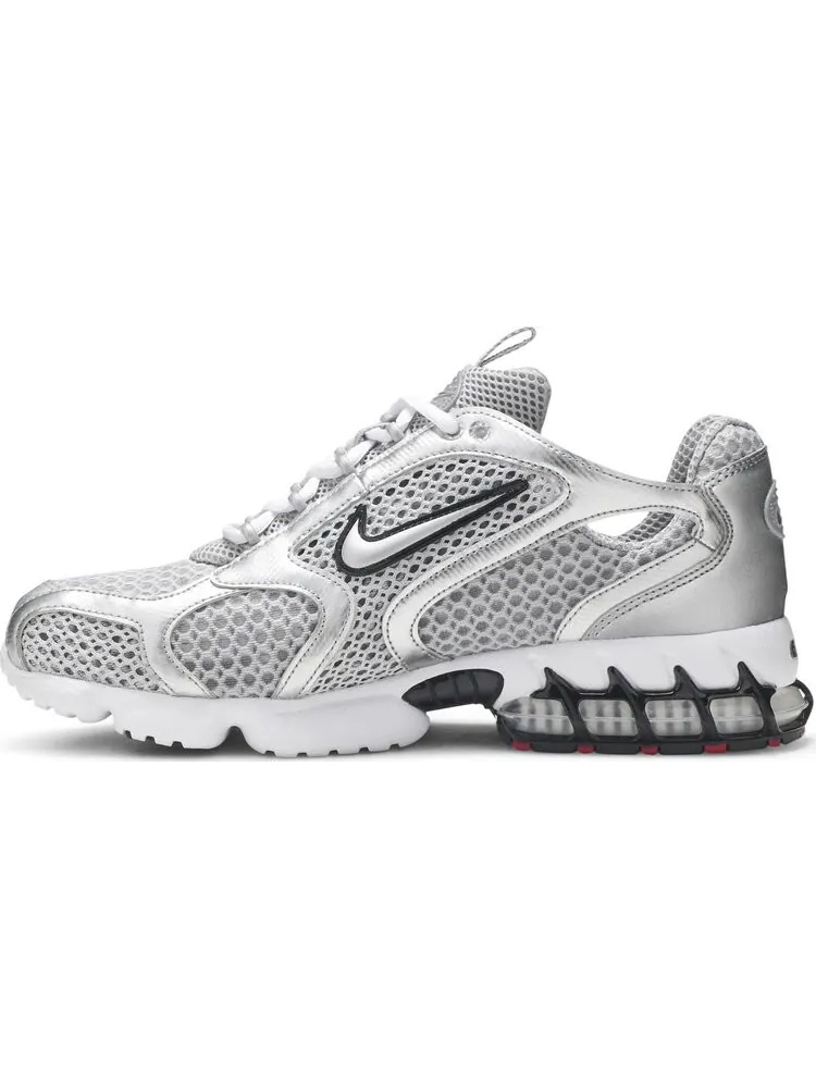 Кроссовки Nike Zoom Spiridon Caged 2 'Metallic Silver' — изображение 3 из 8, серебряный