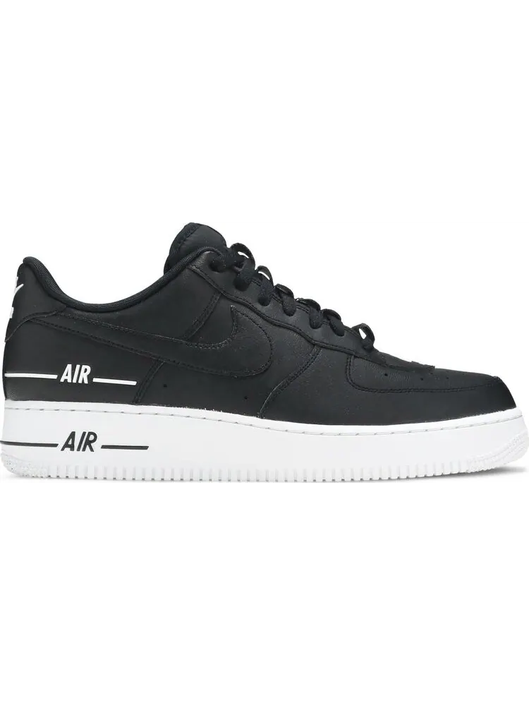 Кроссовки Nike Air Force 1 '07 LV8 'Double Air Pack - Black' — изображение 1 из 8, черный