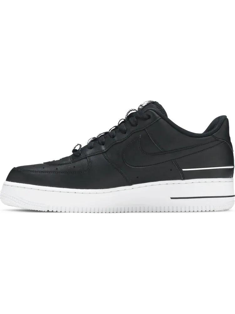 Кроссовки Nike Air Force 1 '07 LV8 'Double Air Pack - Black' — изображение 3 из 8, черный