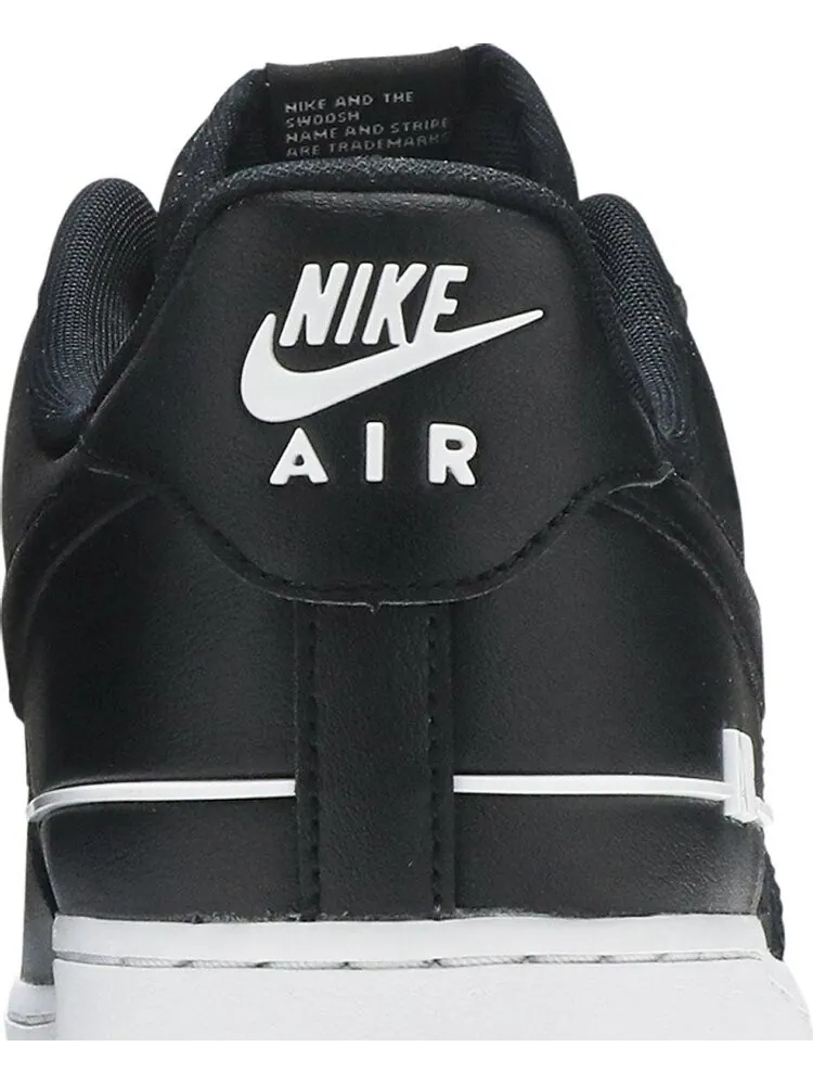 Кроссовки Nike Air Force 1 '07 LV8 'Double Air Pack - Black' — изображение 7 из 8, черный