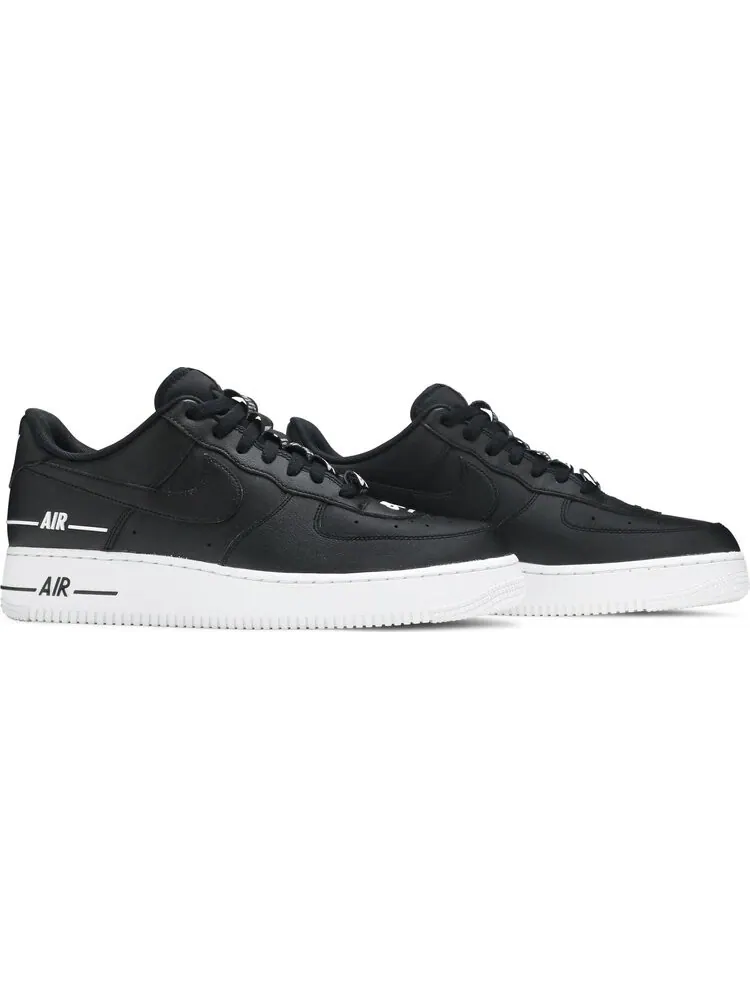 Кроссовки Nike Air Force 1 '07 LV8 'Double Air Pack - Black' — изображение 8 из 8, черный