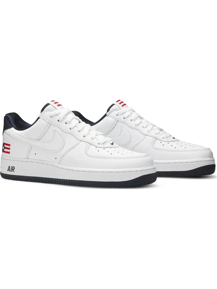 Кроссовки Nike Air Force 1 Low QS 'Puerto Rico' — изображение 8 из 8, белый