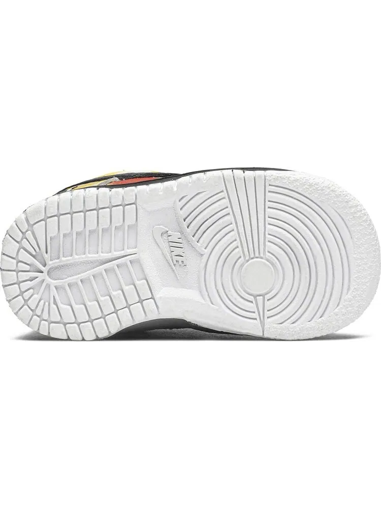 Кроссовки Nike Dunk SB Low Toddler 'Tie-Dye Raygun - Black' — изображение 4 из 8, черный