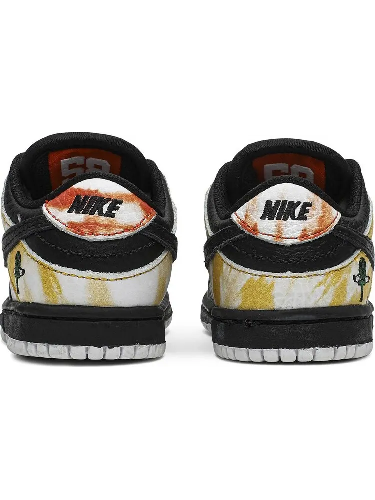 Кроссовки Nike Dunk SB Low Toddler 'Tie-Dye Raygun - Black' — изображение 6 из 8, черный