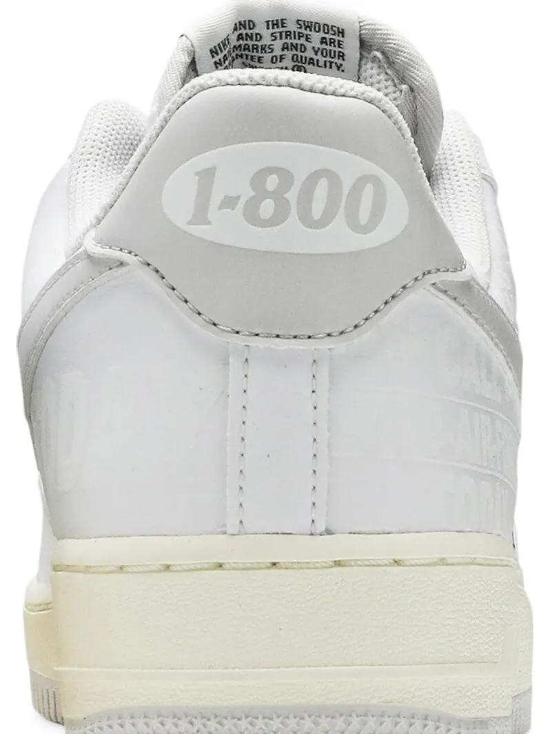 Кроссовки Nike Air Force 1 '07 Premium '1-800 Toll Free' — изображение 7 из 8, белый