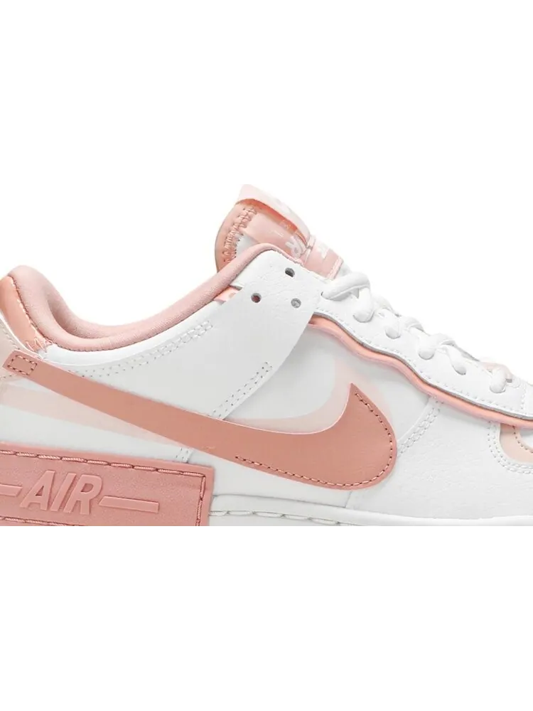 Кроссовки Nike Wmns Air Force 1 Shadow 'Washed Coral' — изображение 2 из 8, белый