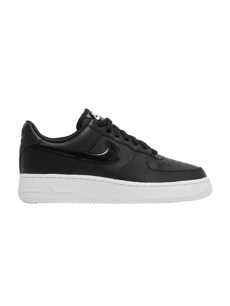 Кроссовки Nike Wmns Air Force 1 Low 'Black Iridescent' — изображение 1 из 9, черный/черный/белый