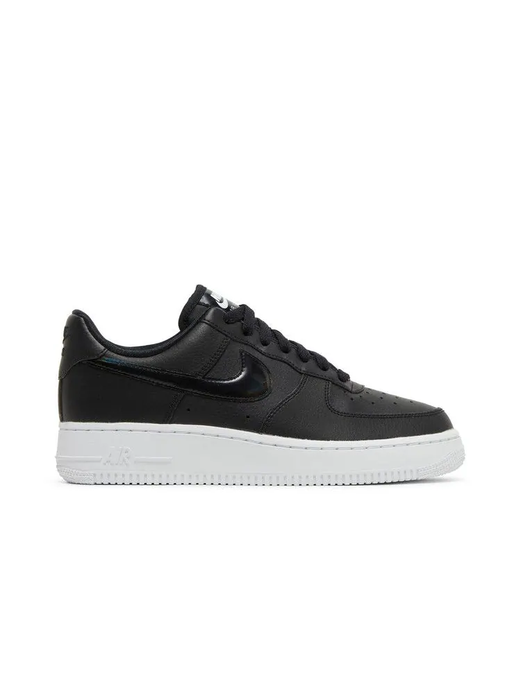 Кроссовки Nike Wmns Air Force 1 Low 'Black Iridescent' — изображение 2 из 9, черный/черный/белый