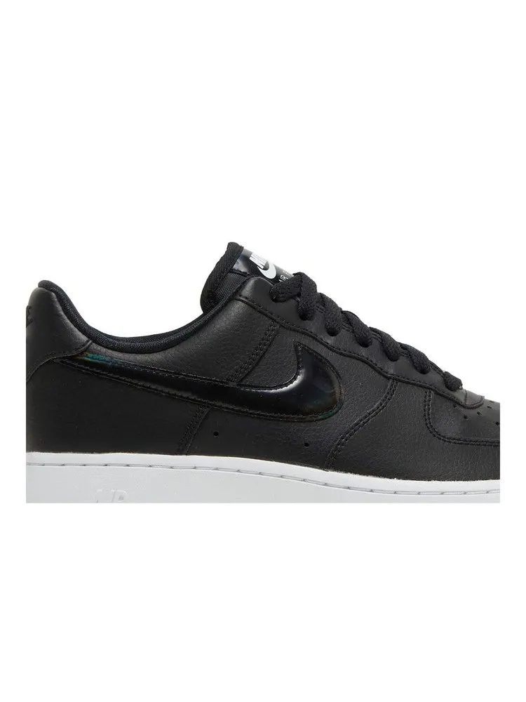Кроссовки Nike Wmns Air Force 1 Low 'Black Iridescent' — изображение 3 из 9, черный/черный/белый