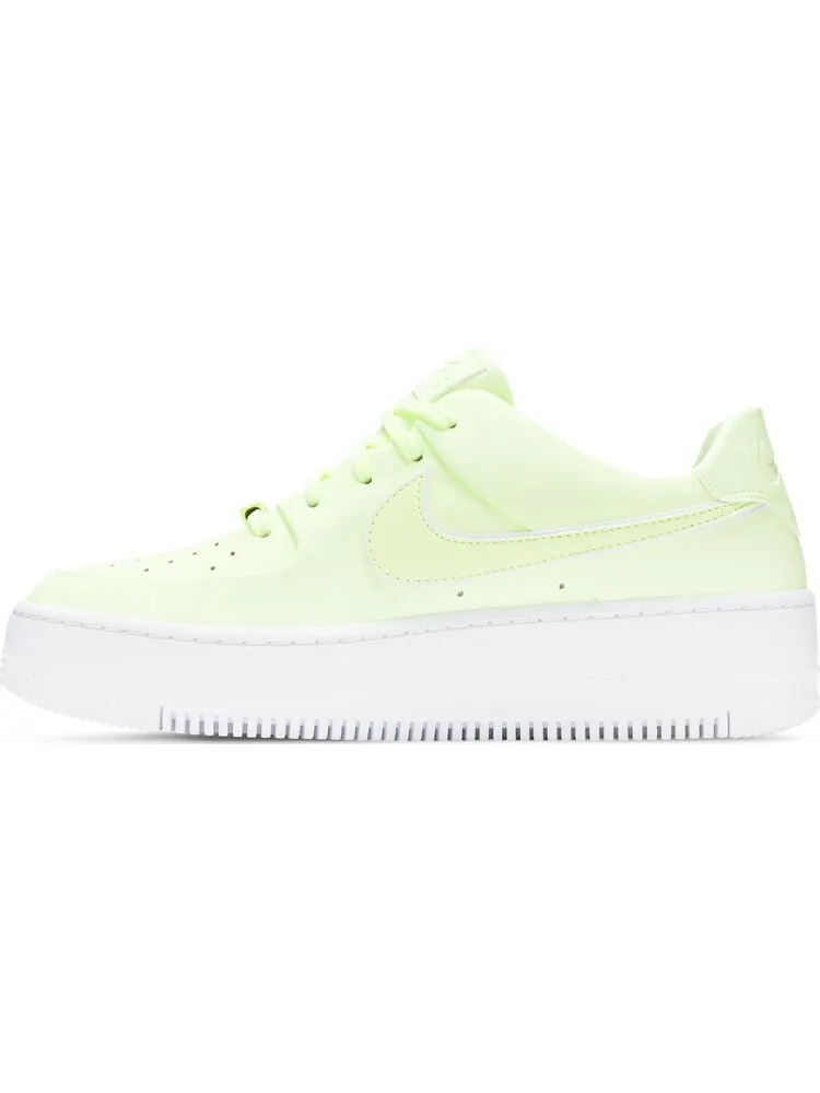 Кроссовки Nike Wmns Air Force 1 Sage Low 'Barely Volt' — изображение 3 из 8, зеленый