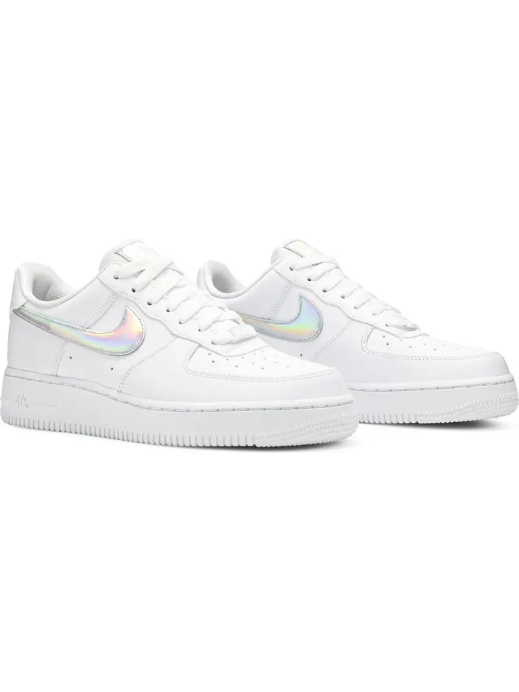 Кроссовки Nike Wmns Air Force 1 Low 'Iridescent Swoosh' — изображение 8 из 8, белый