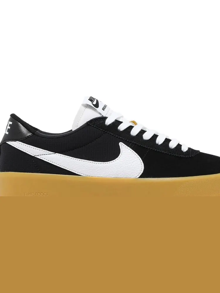 Кроссовки Nike Bruin React SB 'Black Gum' — изображение 2 из 8, черный