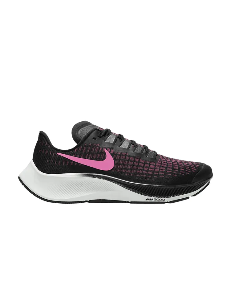 Кроссовки Nike Air Zoom Pegasus 37 GS 'Black Pink Glow' — изображение 1 из 1, черный/серый//розовый