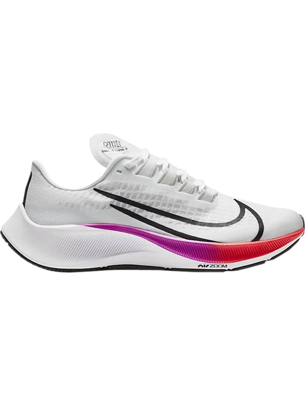 Кроссовки Nike Air Zoom Pegasus 37 GS Ombre — изображение 1 из 1, белый/черный/мультиколор