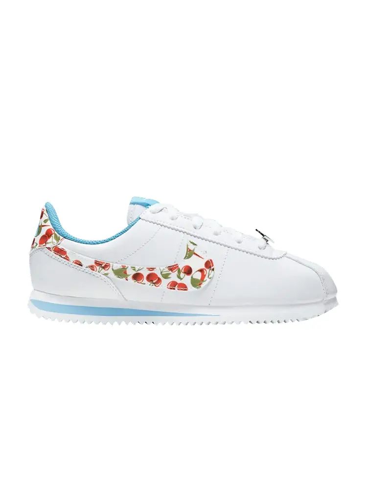 Кроссовки Nike Cortez SE GS, Cherry Picnic — изображение 1 из 1, белый
