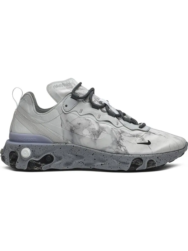 Кроссовки Nike Kendrick Lamar x React Element 55 'Pure Platinum' — изображение 1 из 8, серебряный