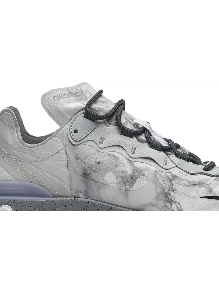 Кроссовки Nike Kendrick Lamar x React Element 55 'Pure Platinum' — изображение 2 из 8, серебряный