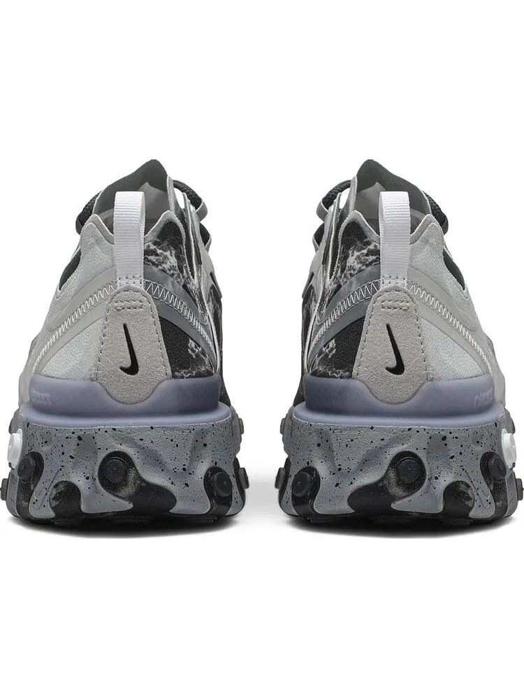 Кроссовки Nike Kendrick Lamar x React Element 55 'Pure Platinum' — изображение 6 из 8, серебряный