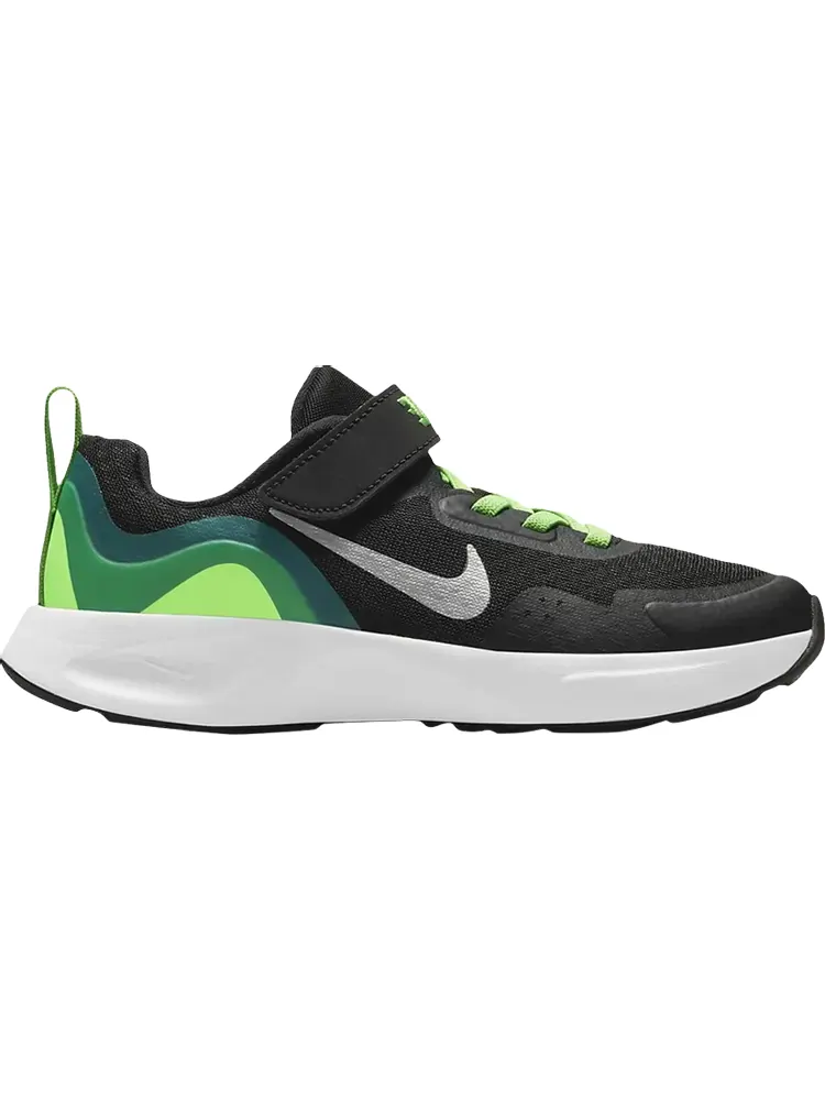 Кроссовки Nike Wearallday PS 'Black Green Strike' — изображение 1 из 1, зеленый