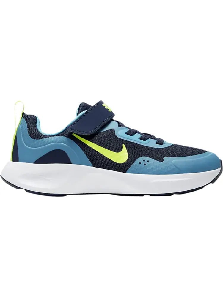 Кроссовки Nike Wearallday PS 'Midnight Navy Volt' — изображение 1 из 1, синий