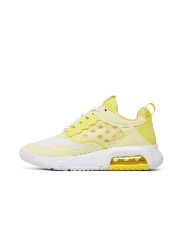 Кроссовки Nike Jordan Air Max 200 GS 'Dynamic Yellow' — изображение 4 из 9, желтый/белый