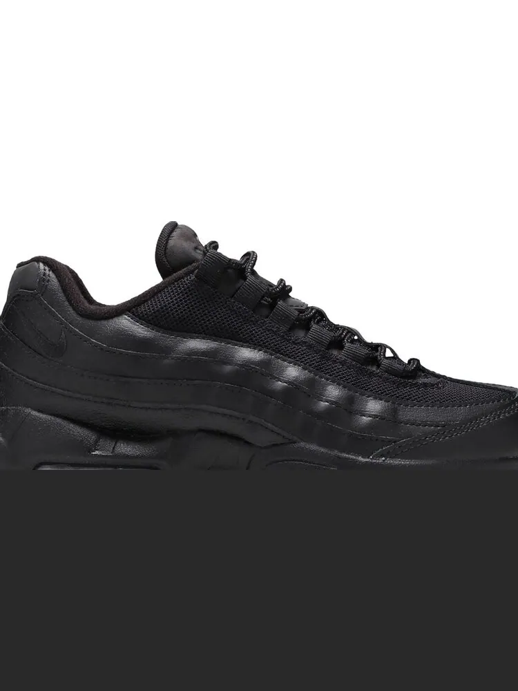 Кроссовки Nike Air Max 95 Recraft GS 'Triple Black' — изображение 2 из 8, черный