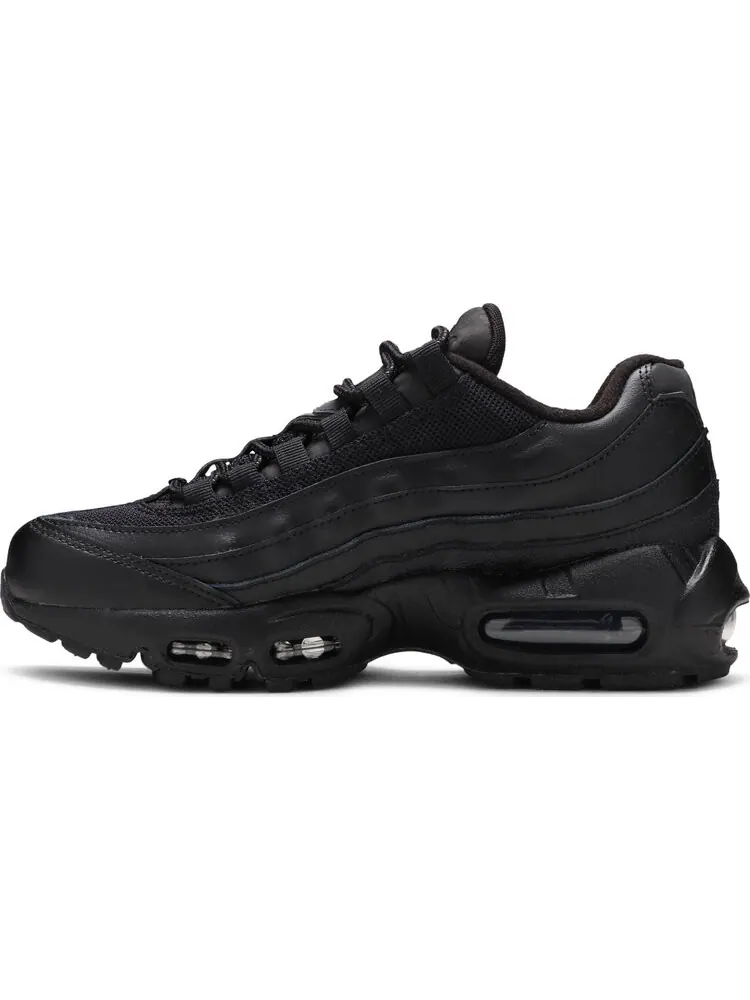 Кроссовки Nike Air Max 95 Recraft GS 'Triple Black' — изображение 3 из 8, черный