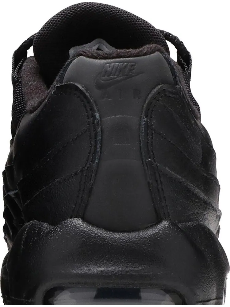 Кроссовки Nike Air Max 95 Recraft GS 'Triple Black' — изображение 7 из 8, черный