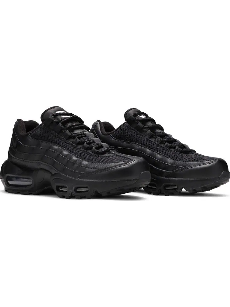 Кроссовки Nike Air Max 95 Recraft GS 'Triple Black' — изображение 8 из 8, черный