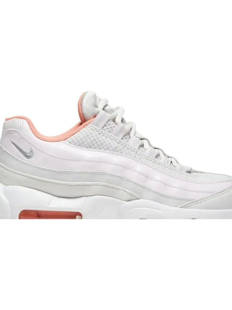 Кроссовки Nike Air Max 95 Recraft GS 'Light Violet Crimson Bliss' — изображение 2 из 8, белый
