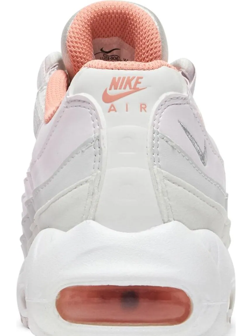 Кроссовки Nike Air Max 95 Recraft GS 'Light Violet Crimson Bliss' — изображение 7 из 8, белый