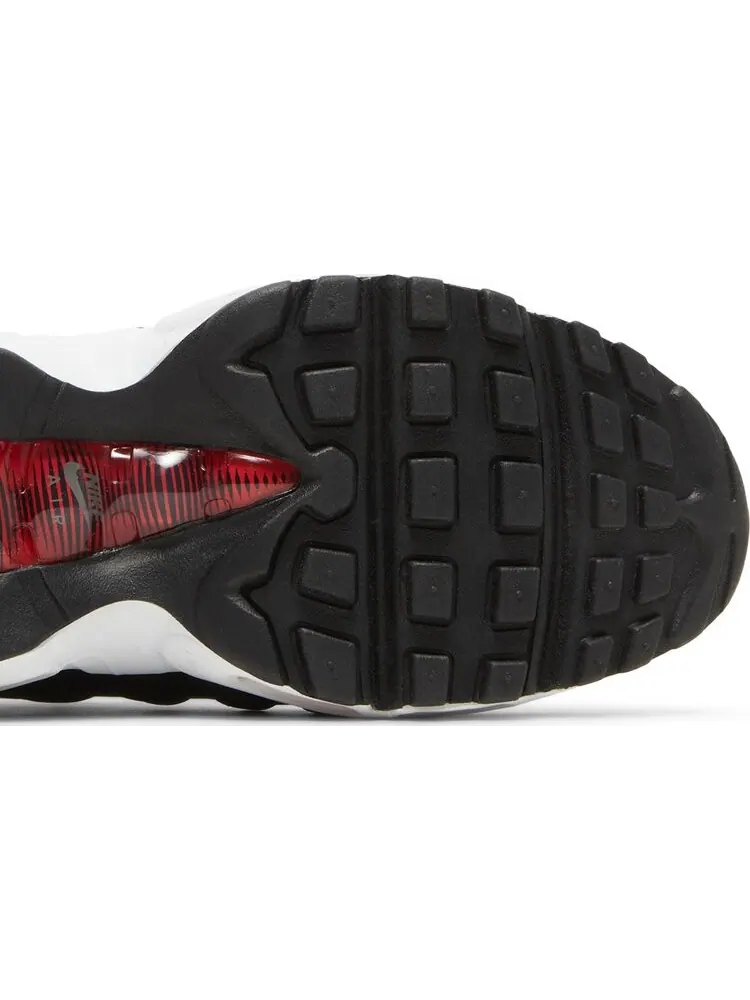 Кроссовки Nike Air Max 95 Recraft GS 'Iron Grey University Red' — изображение 5 из 8, серый