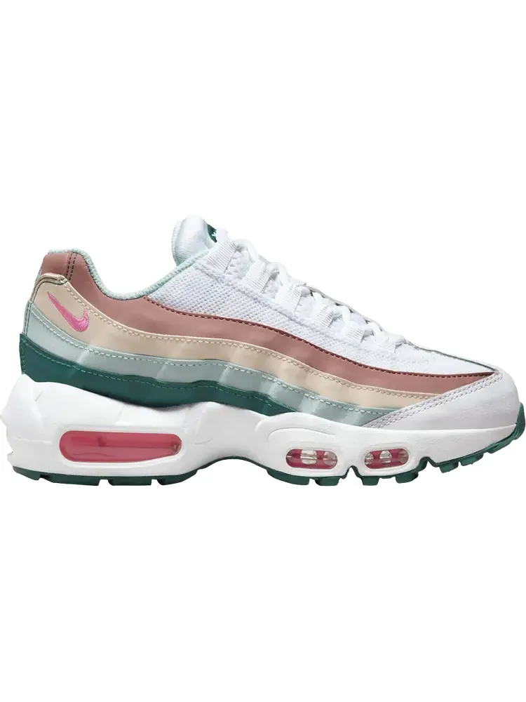 Кроссовки Air Max 95 Recraft GS 'White Geode Teal Pink' — изображение 1 из 1, белый