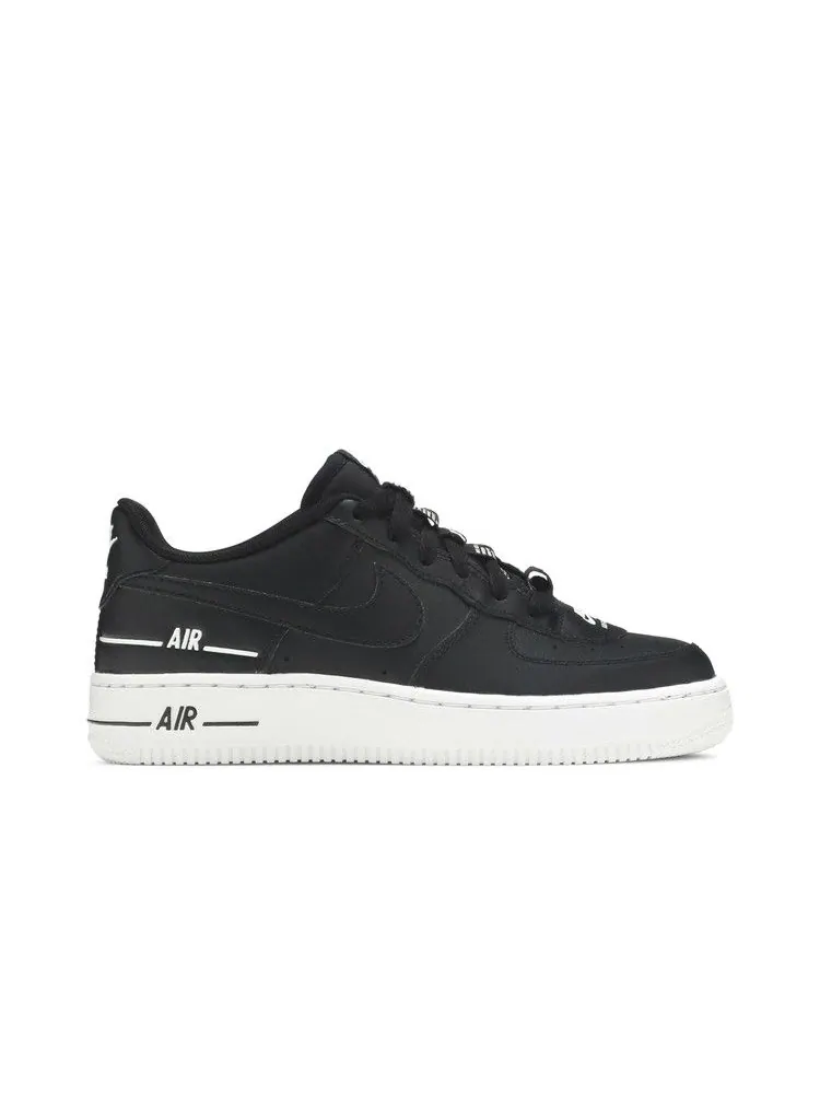 Кроссовки Nike Air Force 1 LV8 3 GS 'Black' — изображение 2 из 9, черный/черный/белый