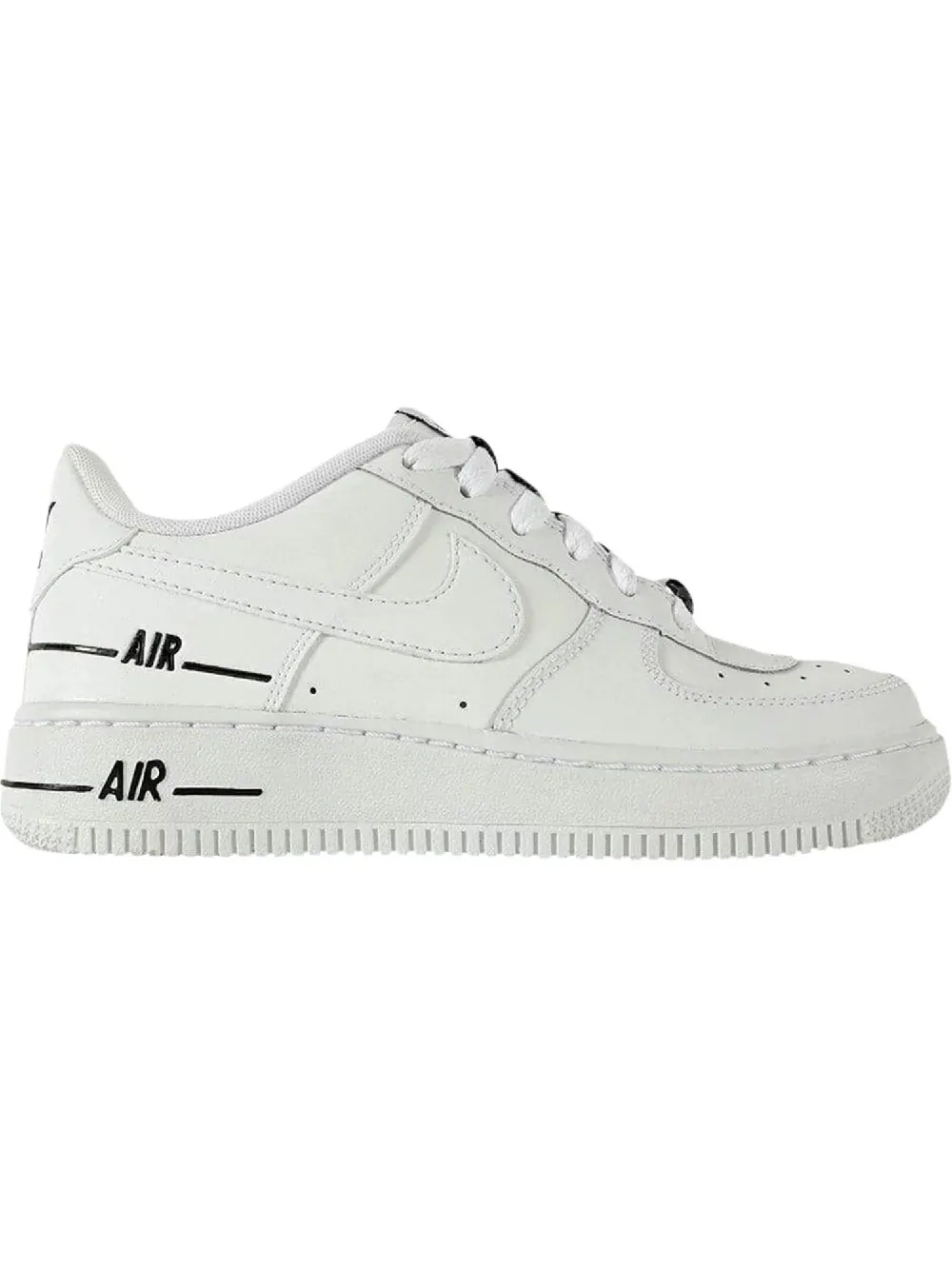 Кроссовки Nike Air Force 1 LV8 3 GS Multiple Logos — изображение 1 из 1, белый/черный