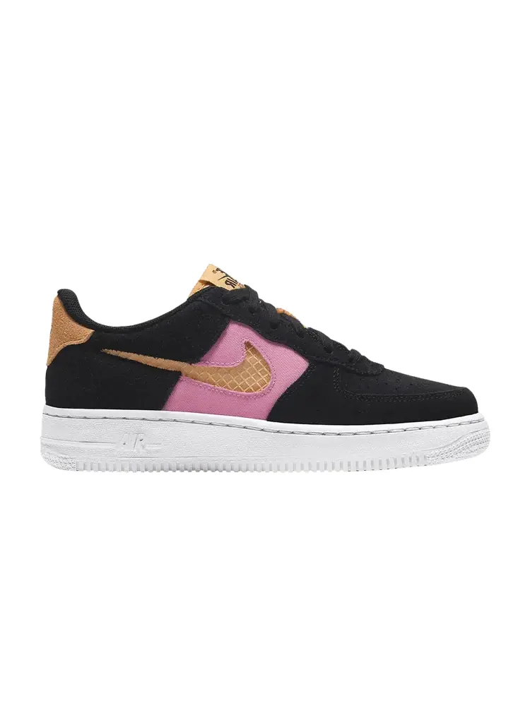 Кроссовки Nike Air Force 1 Low GS 'Black Lotus Pink' — изображение 1 из 1