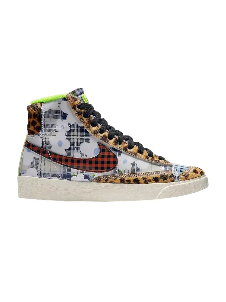 Кроссовки Nike Blazer Mid Gel 'Wid Print - Flower Flannel' — изображение 1 из 1, мульти