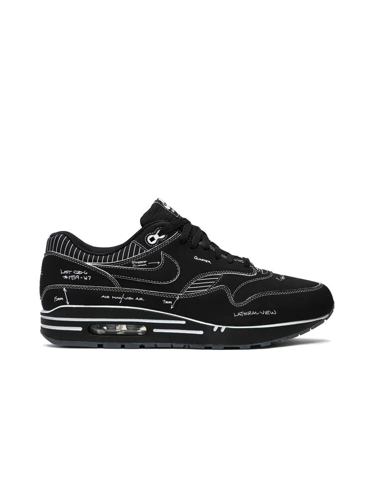 Кроссовки Nike Air Max 1 'Sketch To Shelf - Black' — изображение 1 из 4, черный