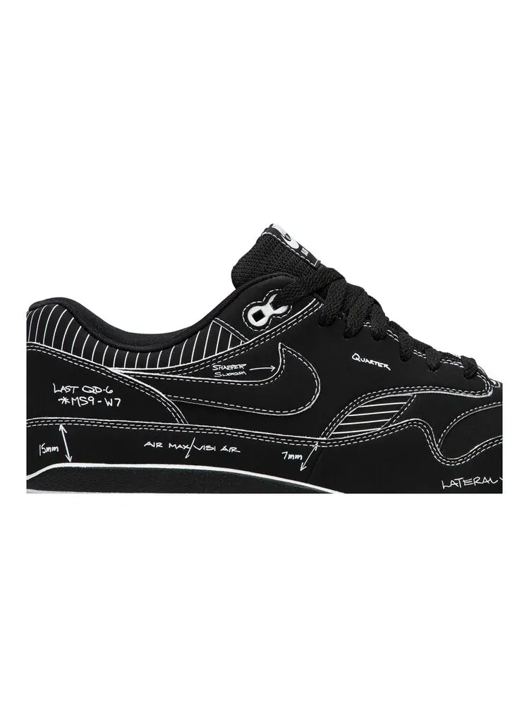 Кроссовки Nike Air Max 1 'Sketch To Shelf - Black' — изображение 2 из 4, черный